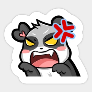 Angry Panda Sticker